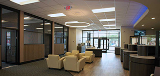 Go to Heritage Bank bank interior design by DNK Architects