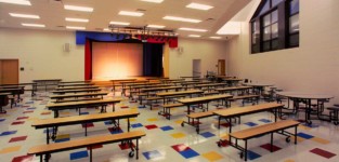 Wogaman Elementary 5 multi-purpose cafeteria children's school design