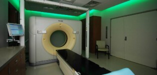 UC Health CT Scanner 3 CT scan room interior design in Cincinnati